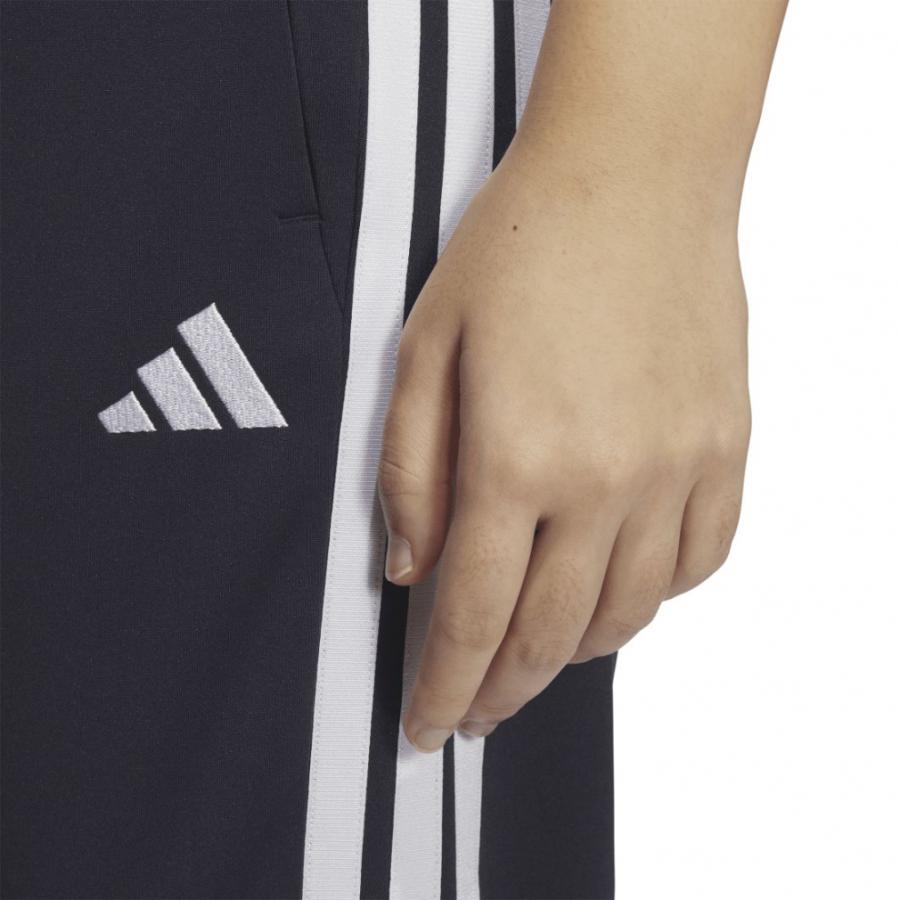 アディダス adidas レディース ジャージ パンツ スリーストライプス ダブルニット トラックパンツ JVP36 JW9790 JW9789 ネイビー×ホワイト ブラック×ホワイト レギュラーフィット ドローコード フロントポケット リサイクル素材 jvp36