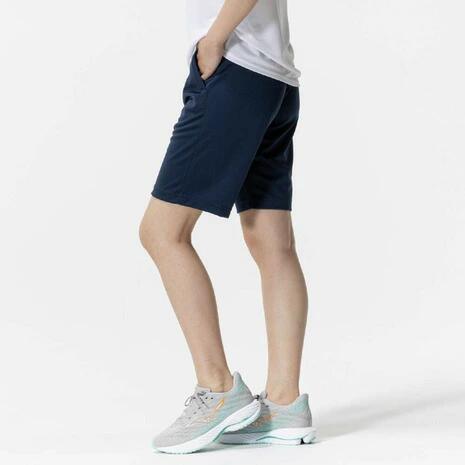 ミズノ MIZUNO レディース ナビドライ ニットハーフパンツ 吸汗速乾 UVカット UPF15 膝上丈 ポリエステル100% サステナブル 春夏 2025 中国製 32mdc390