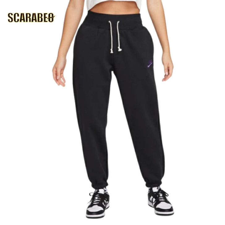 【在庫処分セール】 ナイキ NIKE ウィメンズ NSW HR OS NCPS フリース パンツ FQ7985-010 レディース スウェット パンツ オーバーサイズ 起毛 暖かい 刺繍スウッシュ ポケット付き fq7985-010