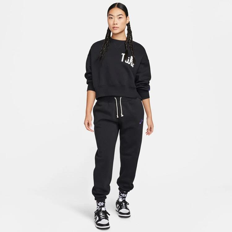 【在庫処分セール】 ナイキ NIKE ウィメンズ NSW HR OS NCPS フリース パンツ FQ7985-010 レディース スウェット パンツ オーバーサイズ 起毛 暖かい 刺繍スウッシュ ポケット付き fq7985-010