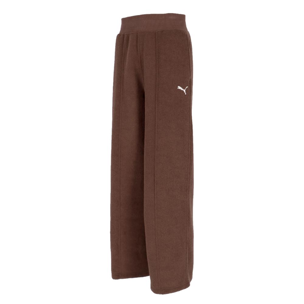 【在庫処分セール】プーマ PUMA HER ウィンタライズド パンツ 684129-01 レディース ハイウエスト 冬用 スポーツウェア スウェット パンツ 伸縮性 ウエスト バックポケット付き プーマキャットロゴ 684129