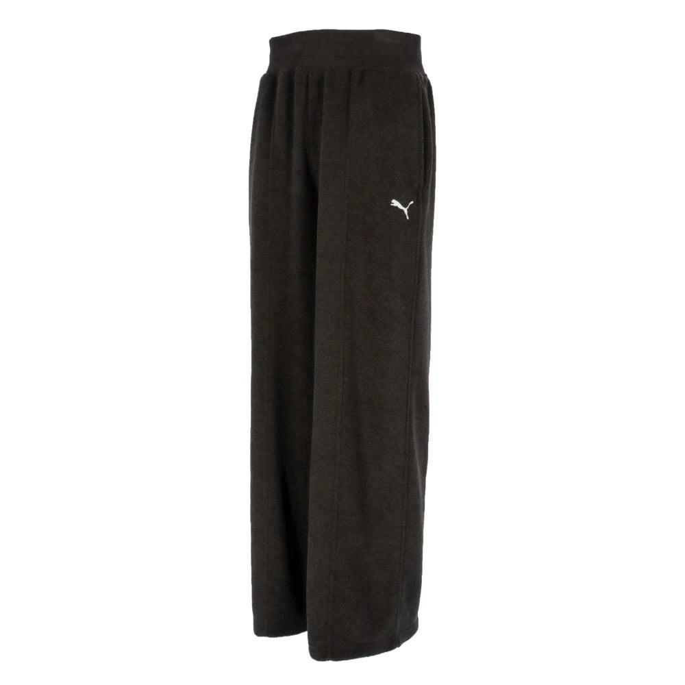【在庫処分セール】プーマ PUMA HER ウィンタライズド パンツ 684129-01 レディース ハイウエスト 冬用 スポーツウェア スウェット パンツ 伸縮性 ウエスト バックポケット付き プーマキャットロゴ 684129