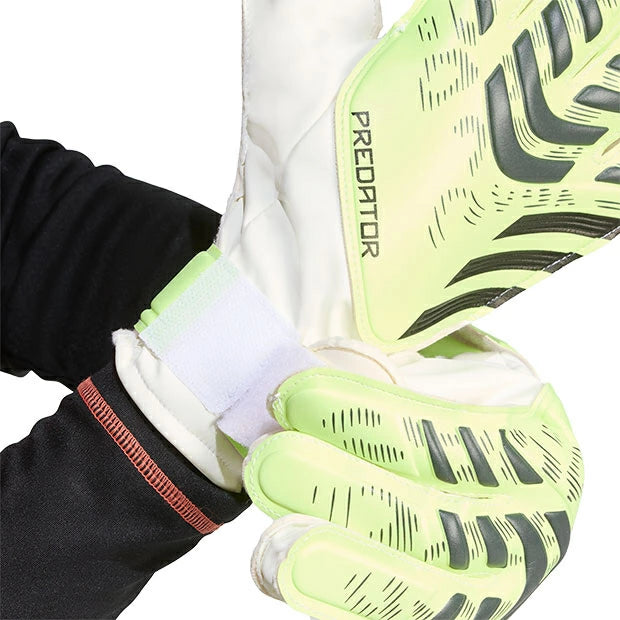 adidas アディダス プレデター GKグローブ トレーニング KSZ31 JN5356 ルシッドレモン×ホワイト×ブラック 大人 メンズ ゴールキーパーグローブ サッカー 練習用 ksz31-jn5356