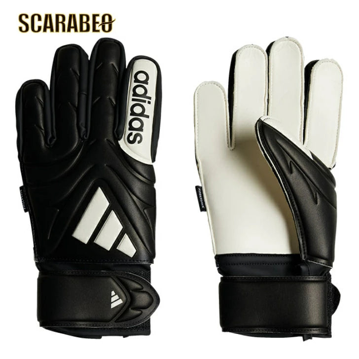 adidas アディダス ジュニア コパ GKグローブ マッチ FS KWD02 JM1791 ブラック×ホワイト キッズ 子供用 ゴールキーパーグローブ サッカー 練習用 指保護付き フィンガーセーブ kwd02-jm1791