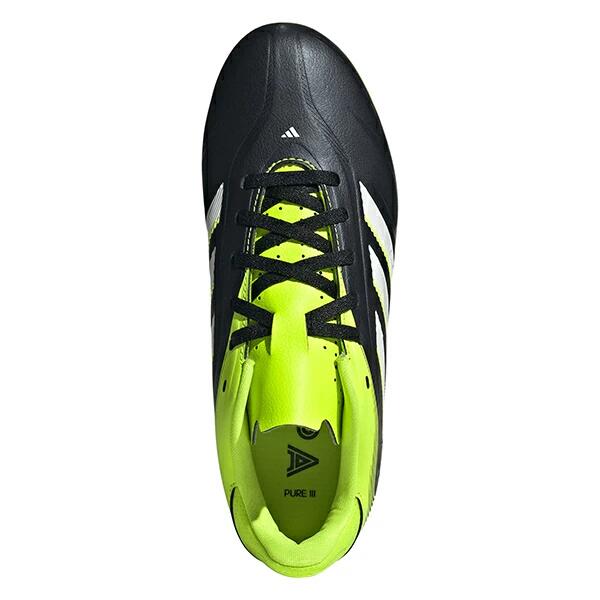 adidas アディダス コパ ピュア III CLUB FXG J JR2905 ジュニア用 サッカースパイク コアブラック×フットウェアホワイト×ルシッドレモン 天然芝 人工芝 jr2905
