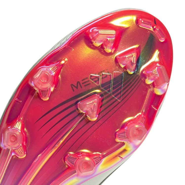 adidas アディダス F50 ELITE FG MESSI JP5593 フットウェアホワイト×ルシッドレッド×シルバーメタリック メンズ 天然芝 サッカースパイク メッシモデル jp5593