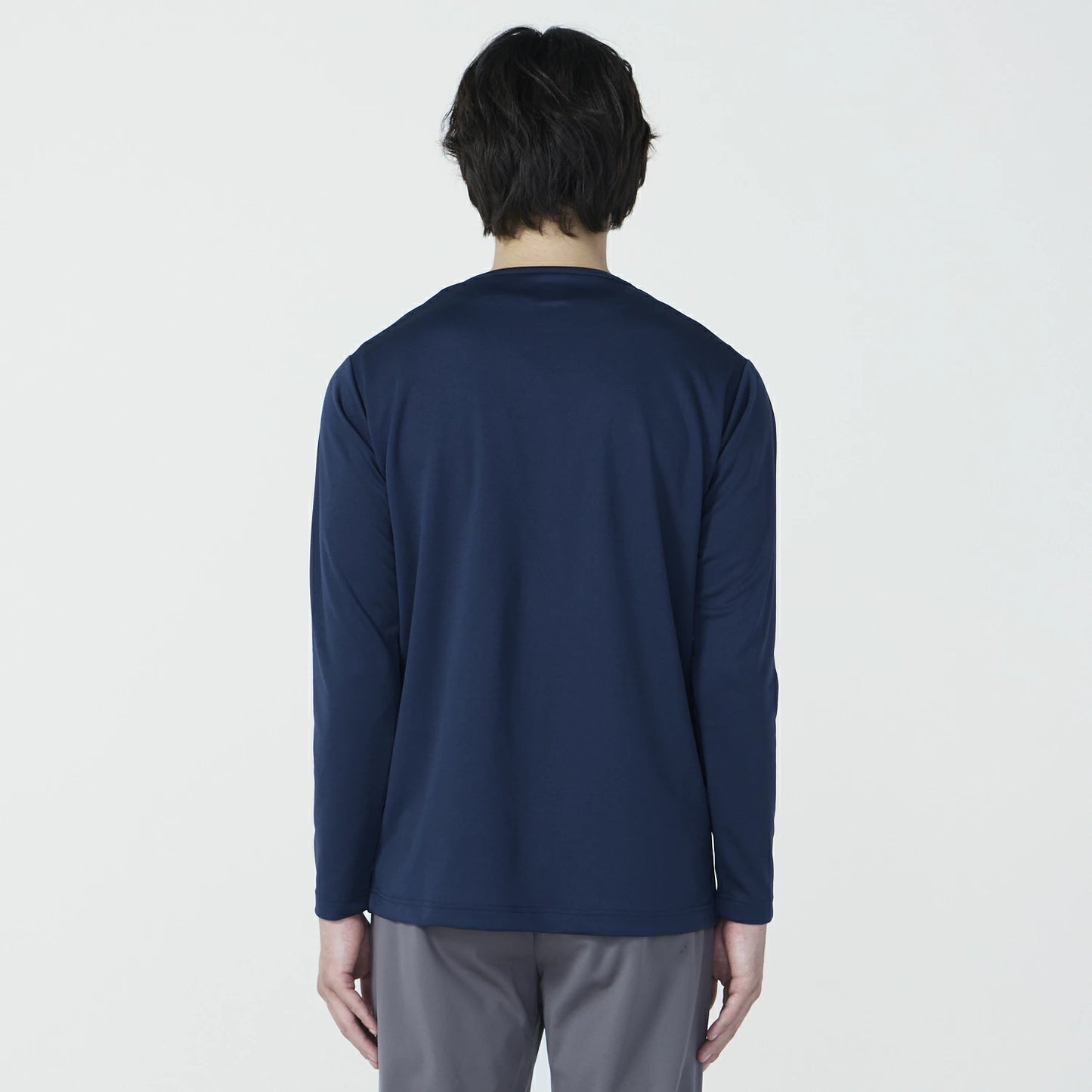 ヒュンメル hummel ワンポイント ロングスリーブシャツ メンズ 吸汗速乾 長袖 Tシャツ トレーニング ウェア Iネイビー ホワイト ブラック hap7234