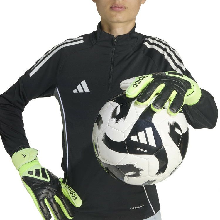 adidas アディダス COPA LEAGUE コパリーグ キッズ ゴールキーパーグローブ ネガティブカット JN5345 ブラック/ルシッドレモン GK グローブ ジュニア ksz24