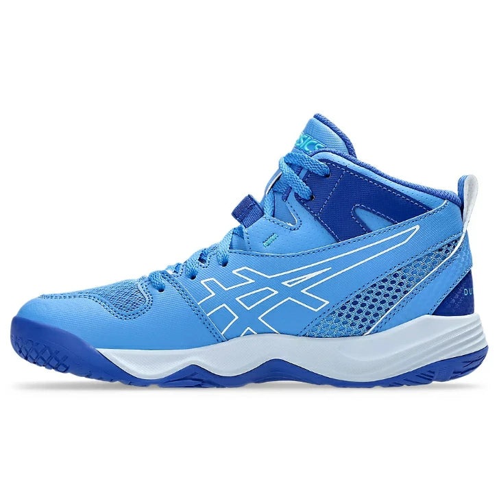 ASICS アシックス DUNKSHOT MB 10 ジュニア キッズ バスケットボールシューズ バッシュ 1064A019.400 ブルーコースト ホワイト 1064a019-400