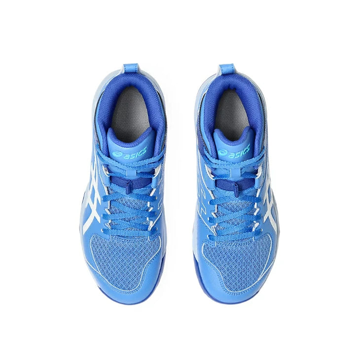 ASICS アシックス DUNKSHOT MB 10 ジュニア キッズ バスケットボールシューズ バッシュ 1064A019.400 ブルーコースト ホワイト 1064a019-400