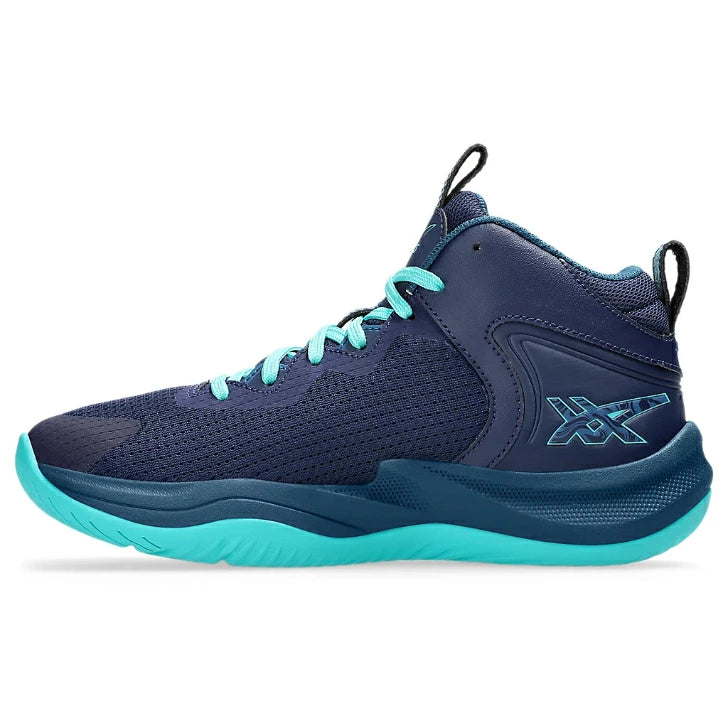 ASICS アシックス NOVA SURGE 3 GS ジュニア バスケットボールシューズ バッシュ 1064A017.400 ピーコート マコブルー 1064a017-400