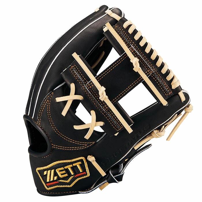 ゼット ZETT 軟式 グラブ 内野手用 今宮タイプ プロステイタス BRGB30766G-1932 ブラック×パステルブラウン 軟式グローブ 右投げ 2025年秋冬モデル brgb30766g-1932