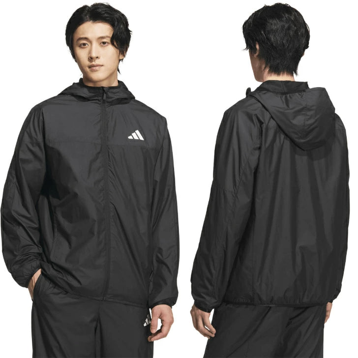 アディダス ウィンドジャケット メンズ M MH BSC MMHBSC フード付き 裏起毛 トリコット ジャケット ランニング トレーニング フィットネス タフタ 撥風 防寒 大きいサイズ adidas DP025 dp025
