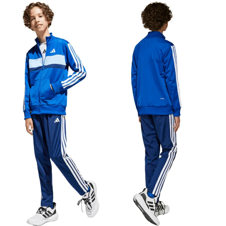 アディダス キッズ ジュニア トラックスーツ 上下セット ジャージ K TIBE 子供服 ロングパンツ ジャケット スポーツウェア 130-160cm adidas KQG66