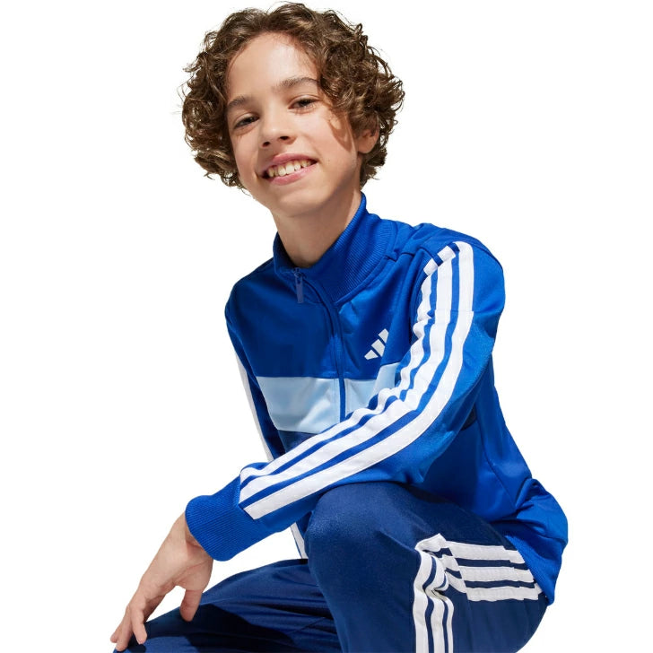 アディダス キッズ ジュニア トラックスーツ 上下セット ジャージ K TIBE 子供服 ロングパンツ ジャケット スポーツウェア 130-160cm adidas KQG66