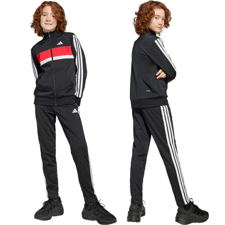 アディダス キッズ ジュニア トラックスーツ 上下セット ジャージ K TIBE 子供服 ロングパンツ ジャケット スポーツウェア 130-160cm adidas KQG66