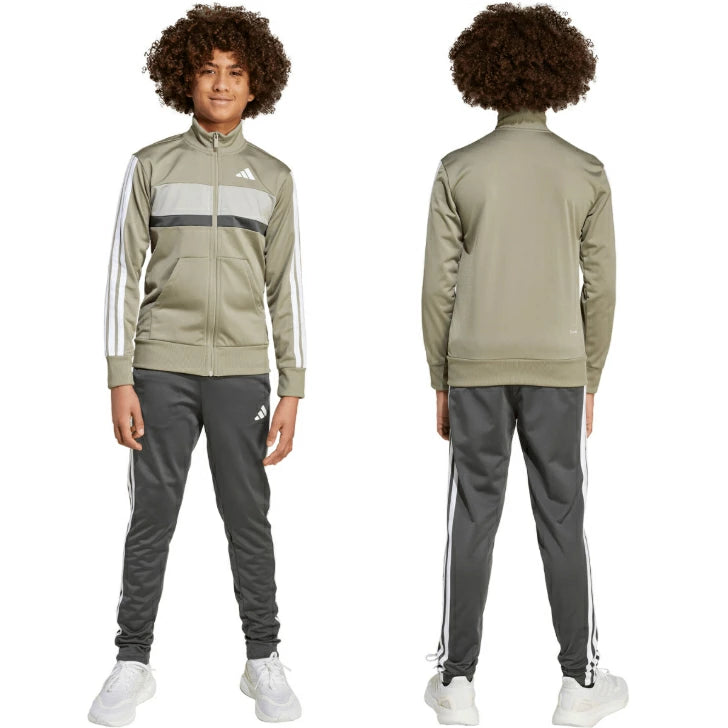 アディダス キッズ ジュニア トラックスーツ 上下セット ジャージ K TIBE 子供服 ロングパンツ ジャケット スポーツウェア 130-160cm adidas KQG66