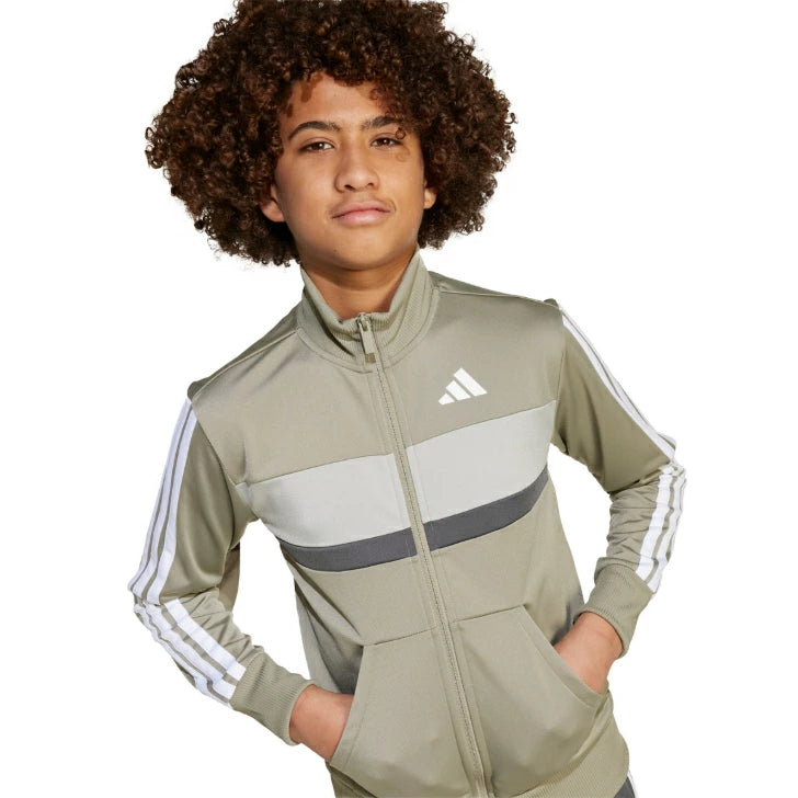 アディダス キッズ ジュニア トラックスーツ 上下セット ジャージ K TIBE 子供服 ロングパンツ ジャケット スポーツウェア 130-160cm adidas KQG66