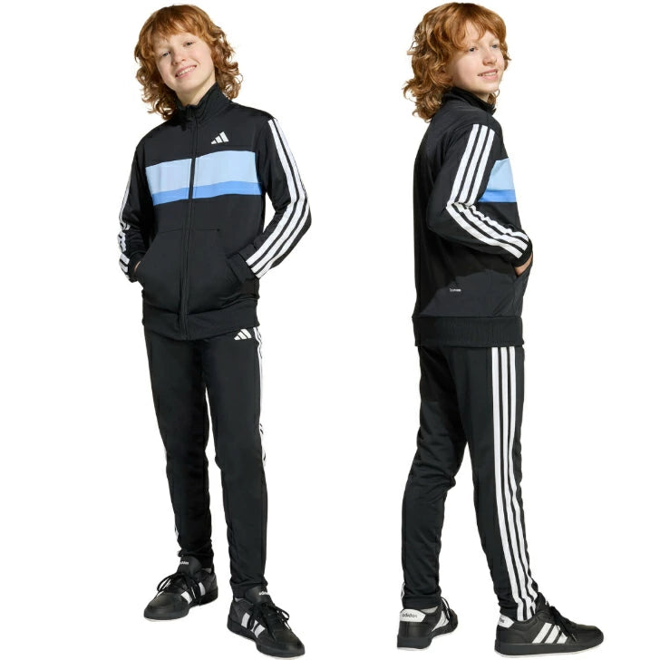 アディダス キッズ ジュニア トラックスーツ 上下セット ジャージ K TIBE 子供服 ロングパンツ ジャケット スポーツウェア 130-160cm adidas KQG66