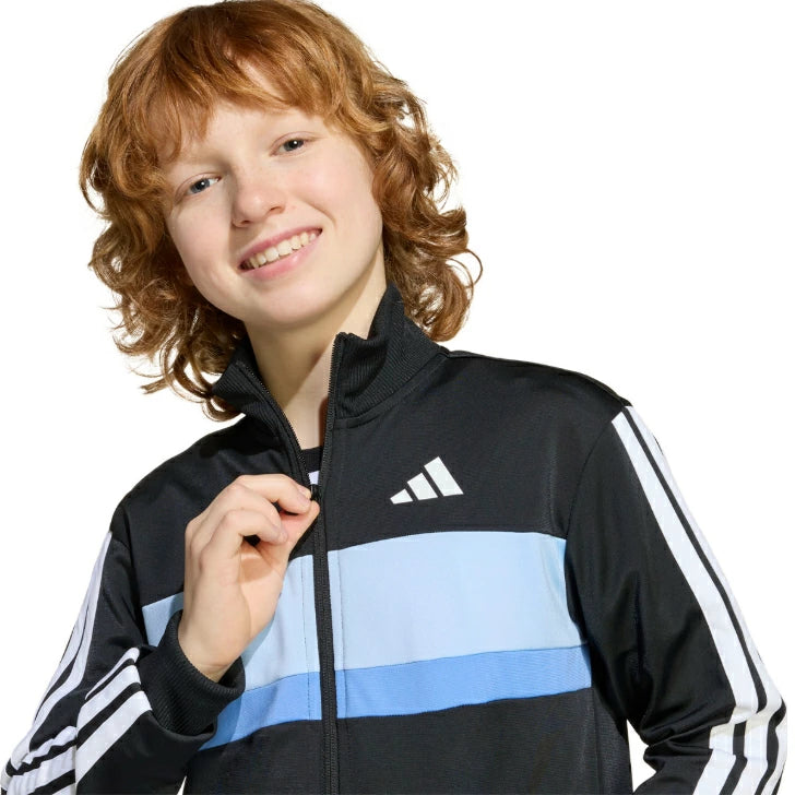 アディダス キッズ ジュニア トラックスーツ 上下セット ジャージ K TIBE 子供服 ロングパンツ ジャケット スポーツウェア 130-160cm adidas KQG66