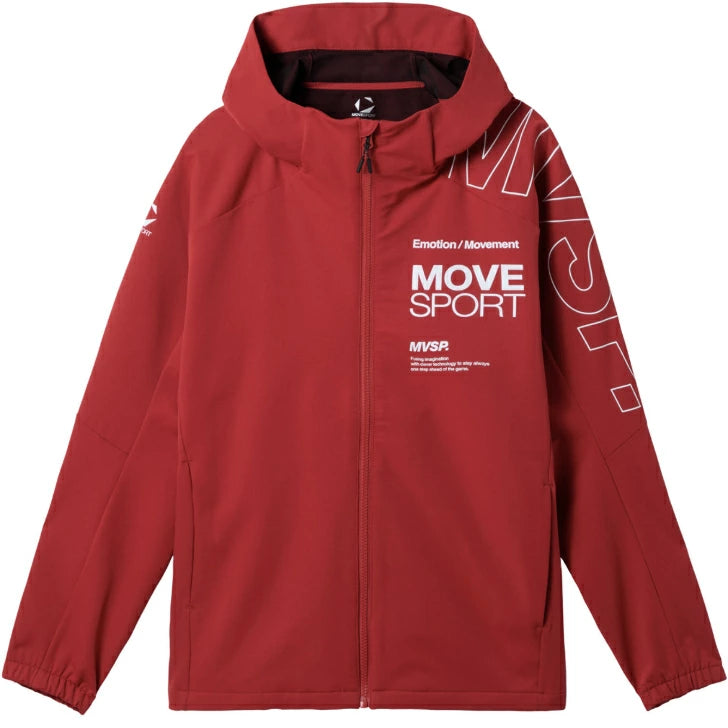 デサント ムーブスポーツ クロスジャケット メンズ DESCENTE HEATNAVI ソフトシェル フーディー 保温 防寒 光吸収発熱 ストレッチ 秋冬用 フード付き アウター スポーツウェア MOVE SPORT ACTIVE SUITS st5fjk22m