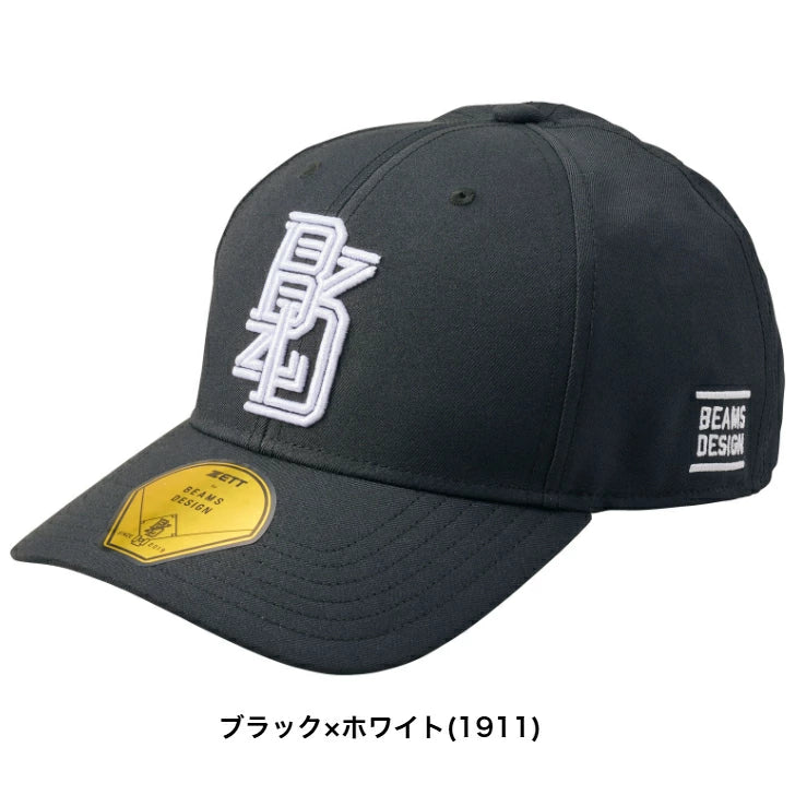 ZETT BEAMS DESIGN 帽子 キャップ ラウンドバイザー BDロゴ 刺繍 アジャスター式 メンズ レディース BH79505 25FW bh79505