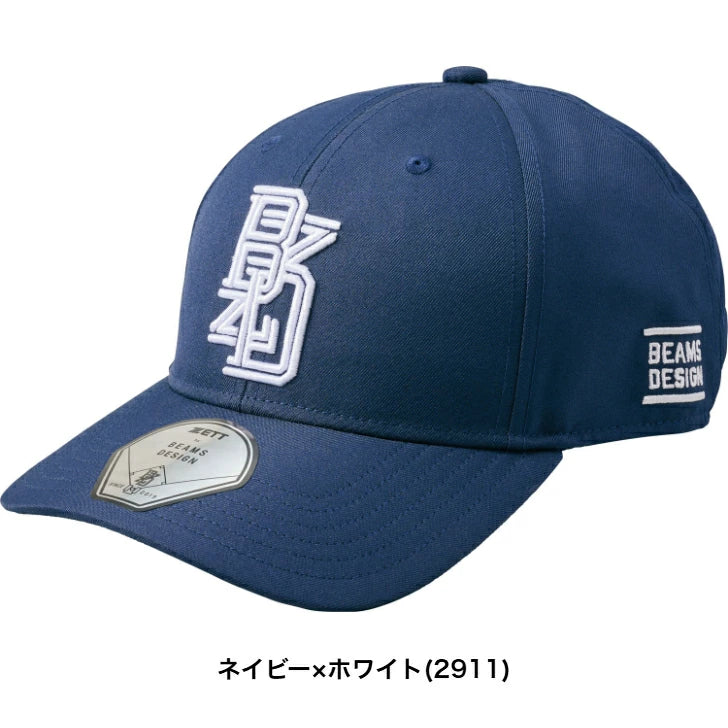 ZETT BEAMS DESIGN 帽子 キャップ ラウンドバイザー BDロゴ 刺繍 アジャスター式 メンズ レディース BH79505 25FW bh79505