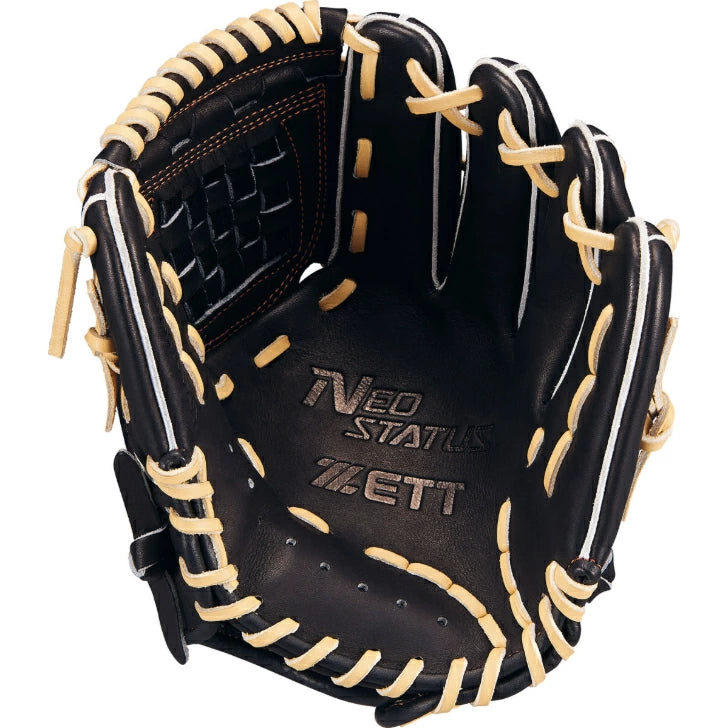 ZETT ゼット ジュニア 軟式 グラブ ネオステイタス 二塁手・遊撃手用 サイズL 右投げ 左投げ ブラック パステルブラウン ボルドーブラウン BJGB70520N bjgb70520n