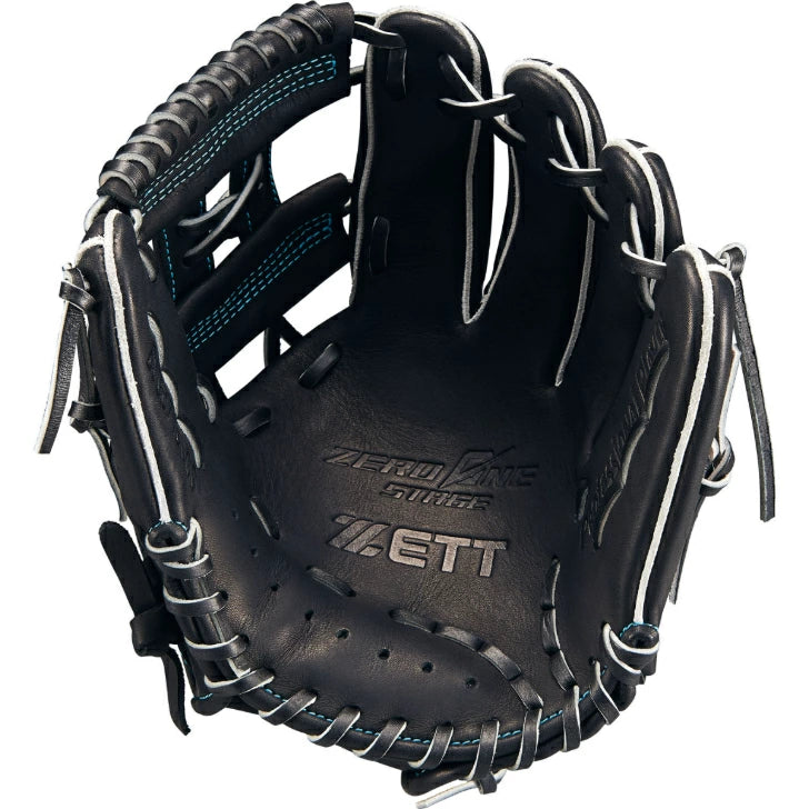ZETT ゼット 少年軟式グローブ 限定モデル ゼロワンステージ 内野手用 二塁手 遊撃手用 Sサイズ ジュニア J号対応 天然皮革 牛革 BJGB71500F ブラック×パステルブラウン bjgb71500f
