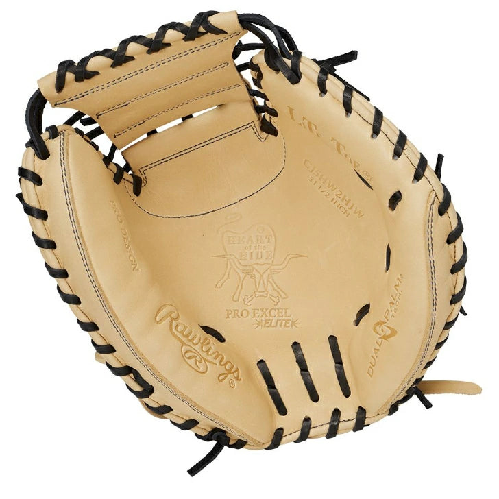 ジュニア 軟式 グローブ キャッチャー用 ローリングス Rawlings HOH PRO EXCEL ELITE Wizard #02 31インチ GJ5HW2HJW 指あて付き ブラック キャメル 天然皮革 右投げ gj5hw2hjw-cam