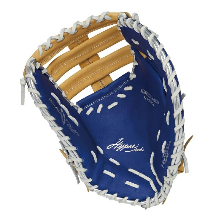 ソフトボール グラブ 男子用 キャッチャー・ファースト用 ローリングス Rawlings HYPER TECH COLORS GS5FHTC3ACD 12.5インチ 指あて 背面クロスレース インディゴ/キャメル ブラック/スカーレット 右投げ 左投げ gs5fhtc3acd