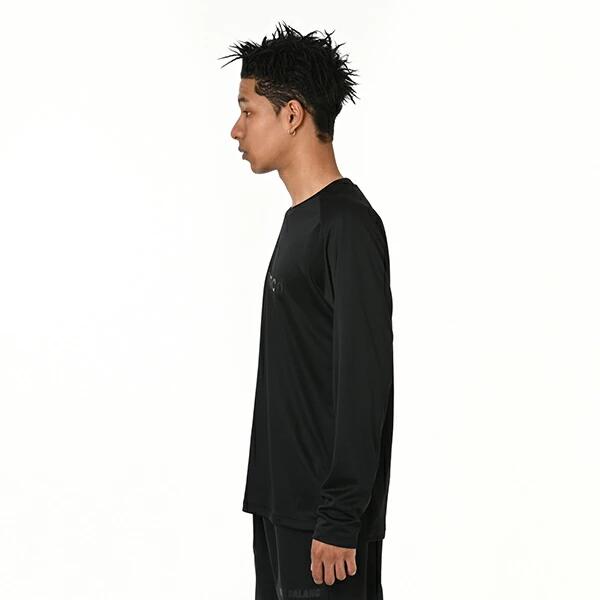 ニューバランス NEW BALANCE 長袖シャツ メンズ ブラック ロングスリーブ 吸汗速乾 NB Dry トレーニング カジュアル スポーツ ウェア AMT55271-BK amt55271-bk