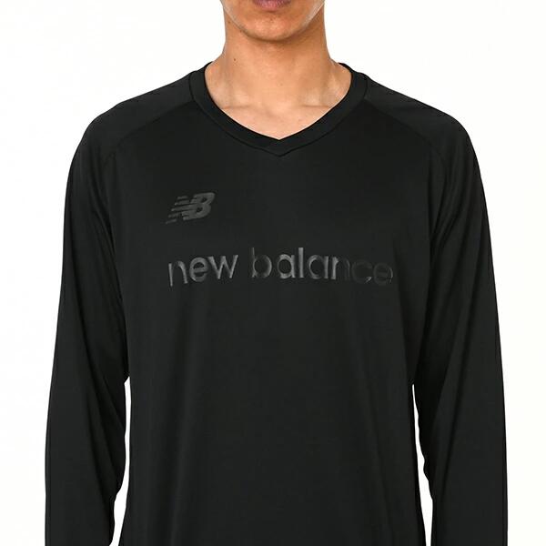 ニューバランス NEW BALANCE 長袖シャツ メンズ ブラック ロングスリーブ 吸汗速乾 NB Dry トレーニング カジュアル スポーツ ウェア AMT55271-BK amt55271-bk