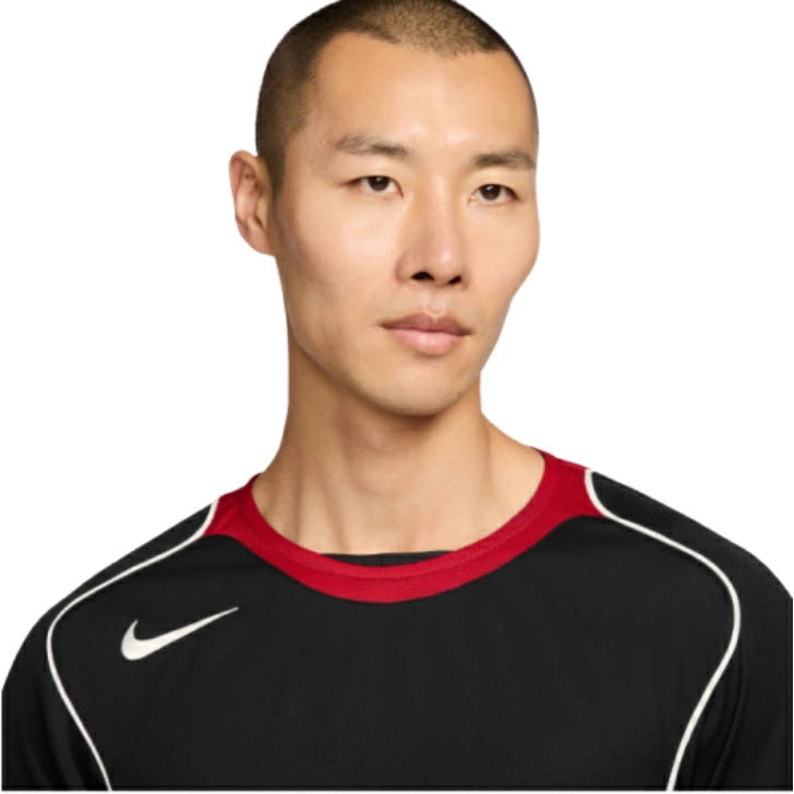 ナイキ NIKE DF T90 L/S トップ HV3513-010 メンズ サッカー フットサル 長袖 シャツ ブラック レッド 吸汗速乾 2025年モデル hv3513-010