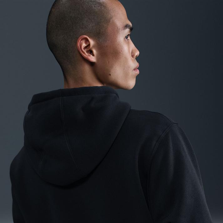 ナイキ メンズ スウェット パーカー M CLUB BB HDY NEO VARSIT HV0855-010 010BLK/BLK フリース 長袖 フーディ スタンダードフィット カジュアル hv0855-010