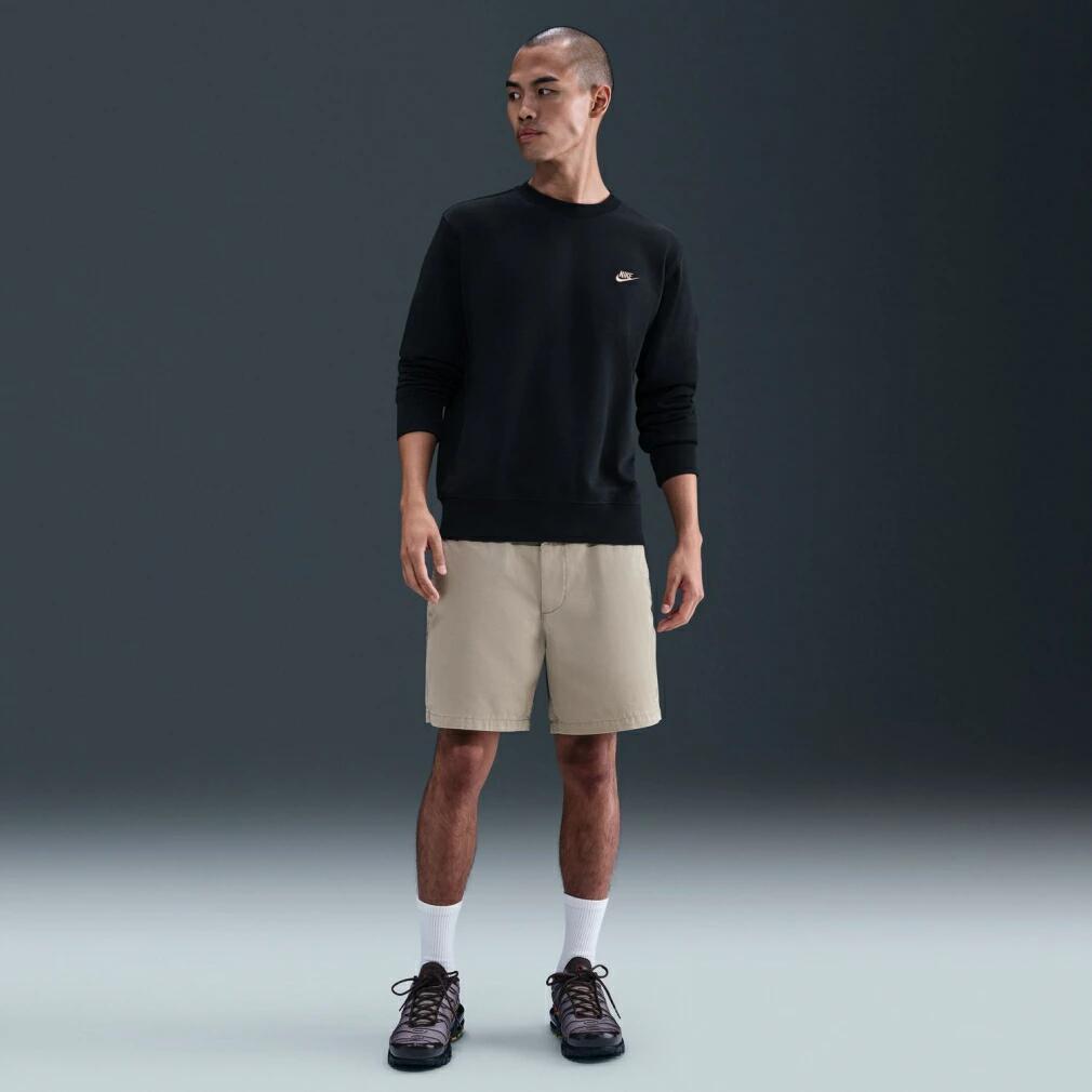 ナイキ メンズ スウェット トレーナー クラブ BB NEO VARSITY L/S クルー IB3304 長袖 フリース カジュアル スポーツウェア グレー/ダークグレー/ブラック ib3304