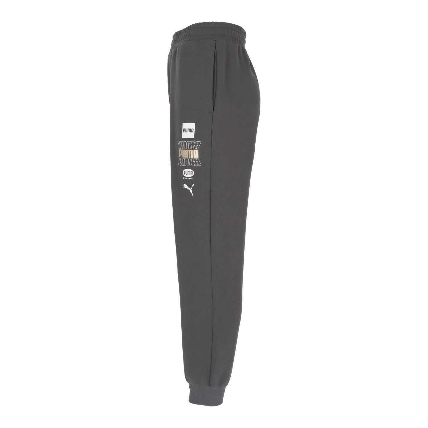 プーマ スウェットパンツ メンズ PUMA ESS LOGO LAB ホリデー フルレングス スウェット トレーニング スポーツウェア 691096-01 ダスキーグレー ブラック 691096