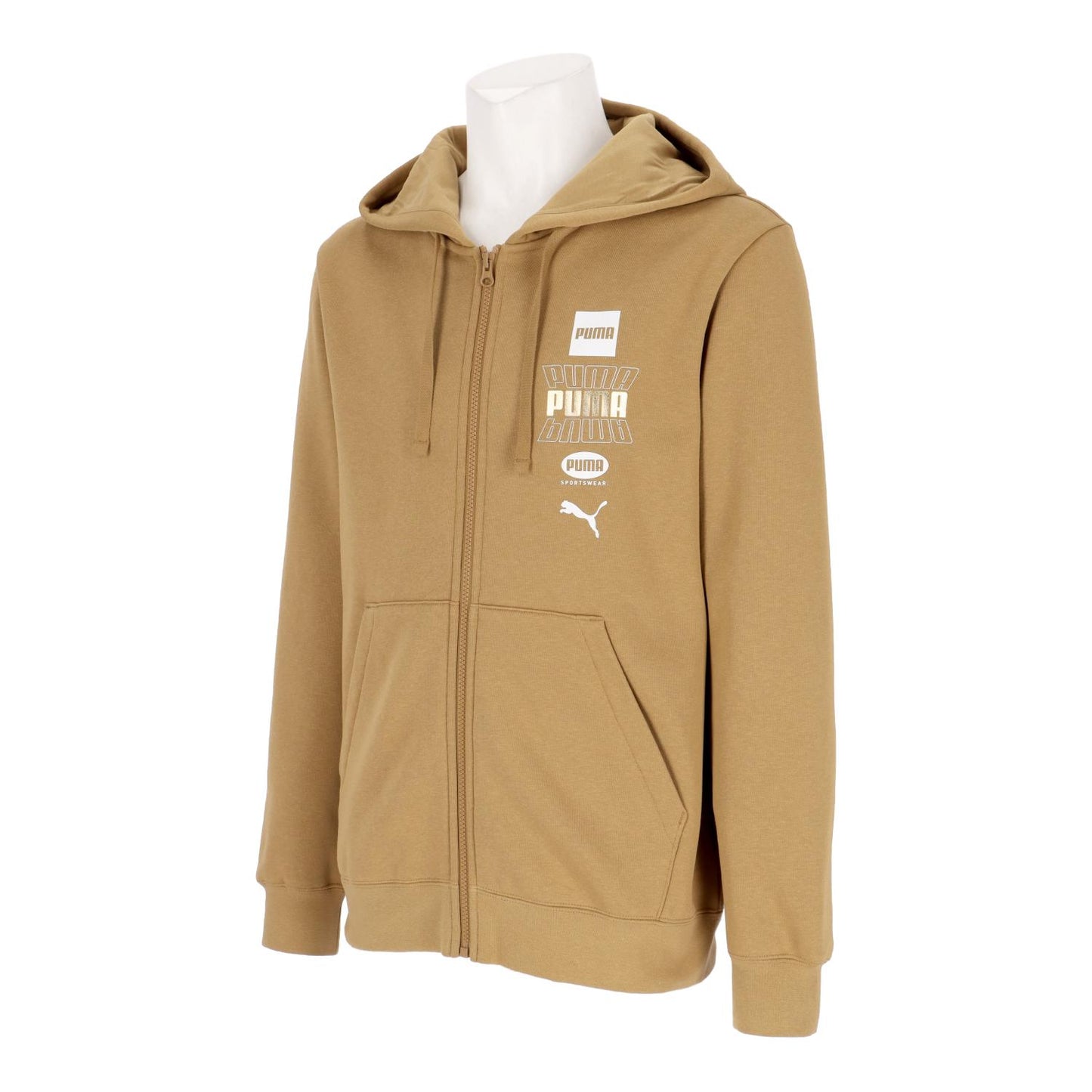 プーマ パーカー メンズ PUMA ESS LOGO LAB ホリデー フルジップ フーディ スウェット トレーニング 長袖 691097 ブラック グレー ハニーバター S-XXL 691097