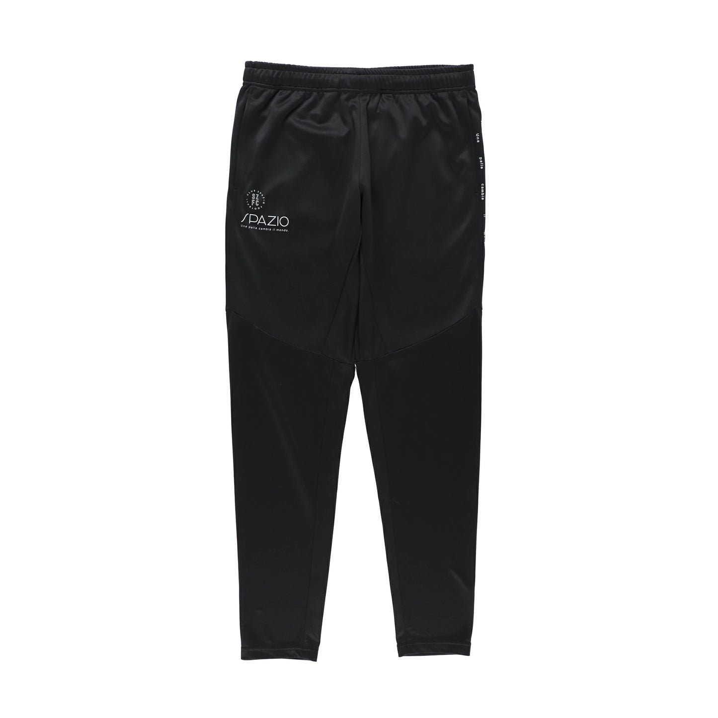 Spazio スパッツィオ 脇パネルロゴスリムパンツ 25FW GE-1130 メンズ トレーニングパンツ スポーツウェア ブラック ネイビー ストレッチ ポケット付き サッカー フットサル ge1130