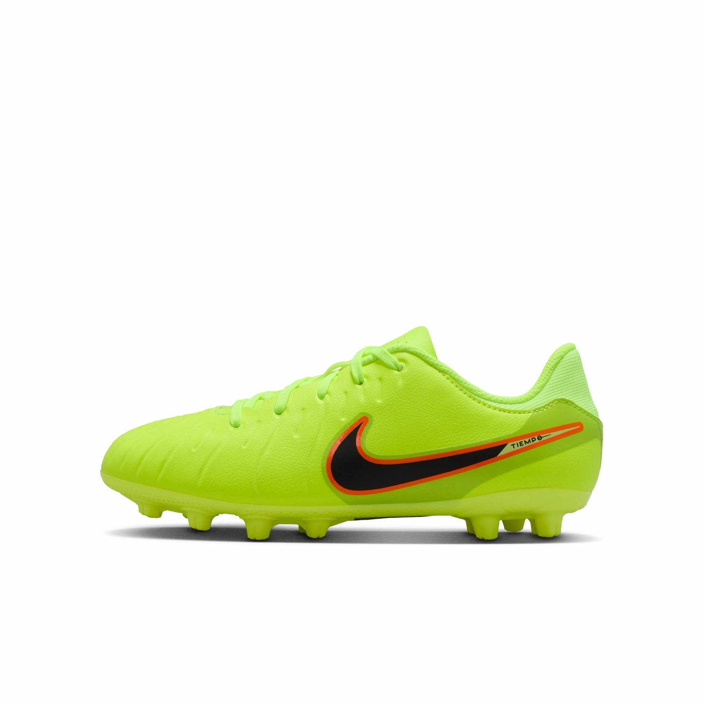 ナイキ NIKE ジュニア ティエンポ レジェンド 10 アカデミー HG DV4349-701 MAX VOLTAGE PACK サッカースパイク キッズ Jr 子供用 土グラウンド ボルト×ブラック 軽量 フィット dv4349-701