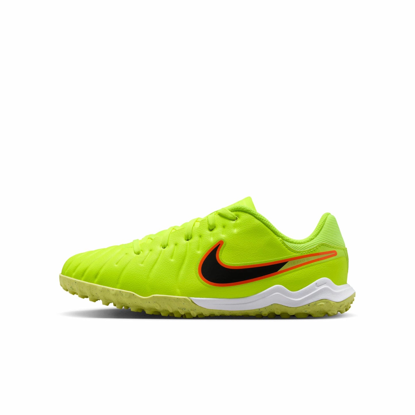 ナイキ NIKE ジュニア ティエンポ レジェンド 10 アカデミー TF DV4351-701 MAX VOLTAGE PACK サッカー トレーニングシューズ ターフ用 キッズ Jr 子供用 ボルト×ブラック 人工芝 土対応 軽量 フィット dv4351-701