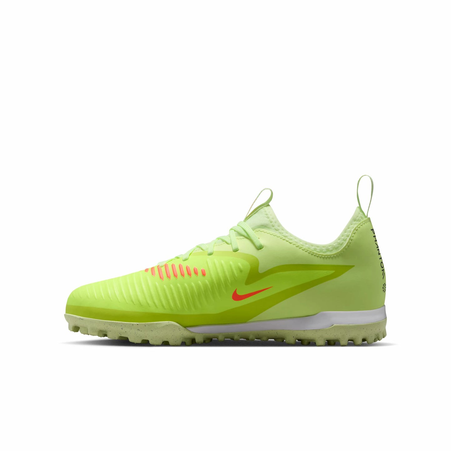 ナイキ NIKE ジュニア ファントム 6 LOW アカデミー TF HQ2038-800 MAX VOLTAGE PACK サッカートレーニングシューズ 人工芝・土対応 キッズ Jr 子供用 ハイパークリムゾン/ブラック/ライムライト 精度向上 hq2038-800