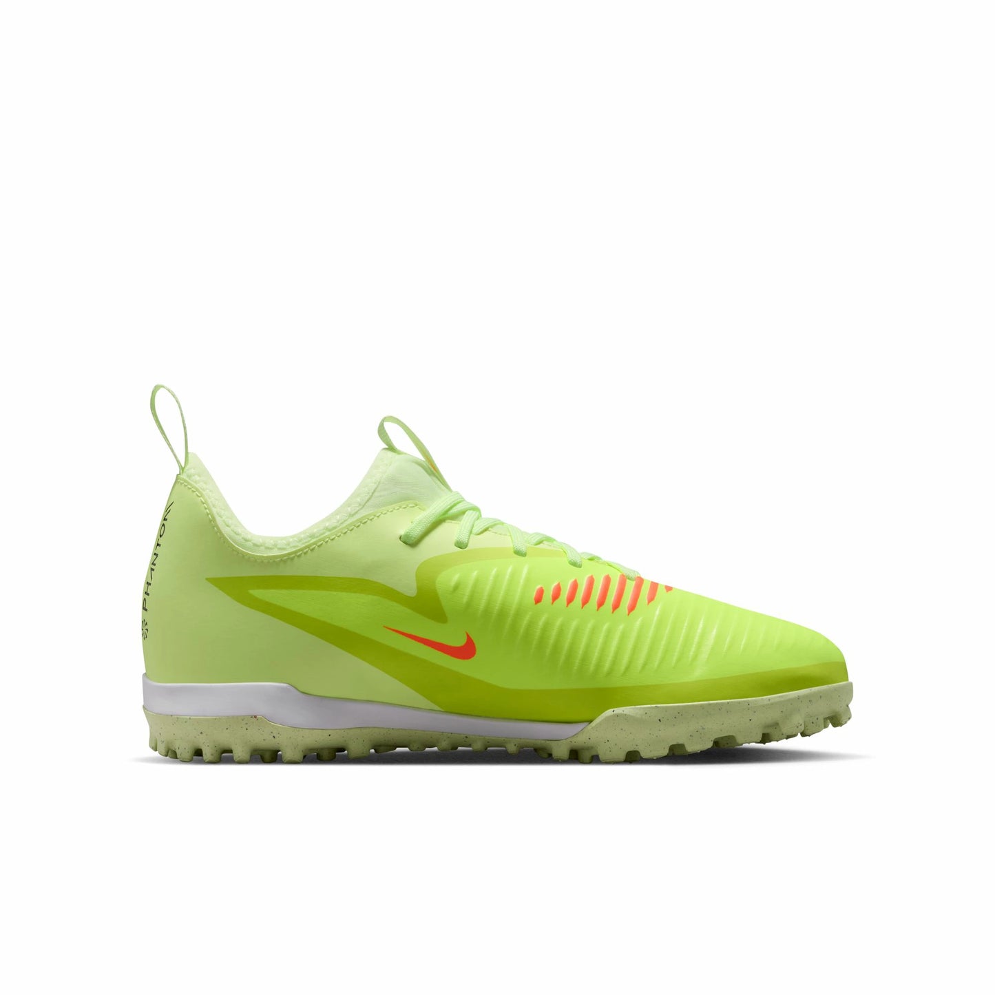 ナイキ NIKE ジュニア ファントム 6 LOW アカデミー TF HQ2038-800 MAX VOLTAGE PACK サッカートレーニングシューズ 人工芝・土対応 キッズ Jr 子供用 ハイパークリムゾン/ブラック/ライムライト 精度向上 hq2038-800
