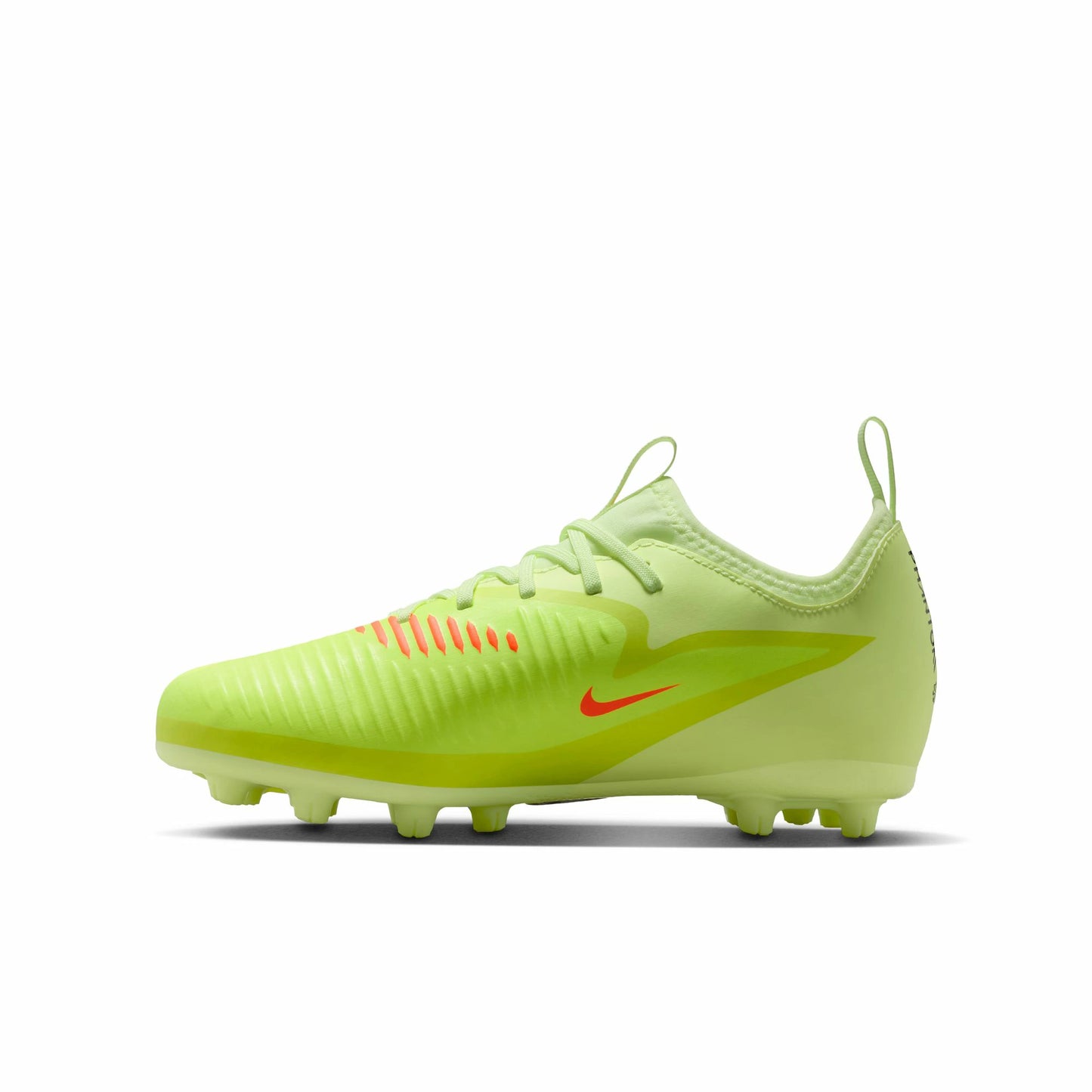 ナイキ NIKE ジュニア ファントム 6 LOW アカデミー HG HQ2046-800 MAX VOLTAGE PACK サッカースパイク 土グラウンド キッズ Jr 子供用 ハイパークリムゾン/ブラック/ライムライト シュート精度向上 hq2046-800