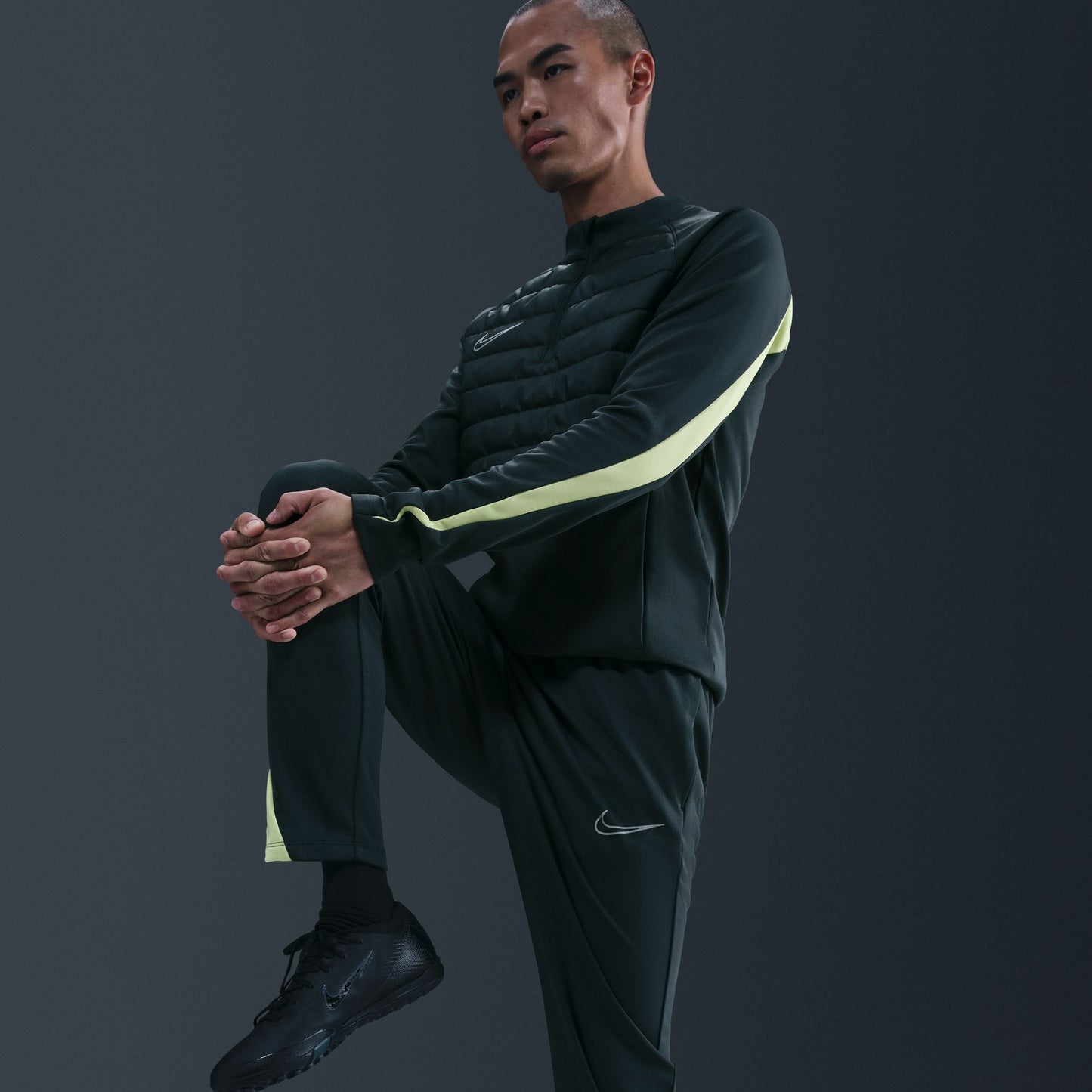 ナイキ NIKE TF ACD KPZ WW パンツ FB6815-390 メンズ ロングパンツ Therma-FIT フリース素材 保温 冬用 シーウィード×ライムライト×リフレクトシルバー fb6815-390