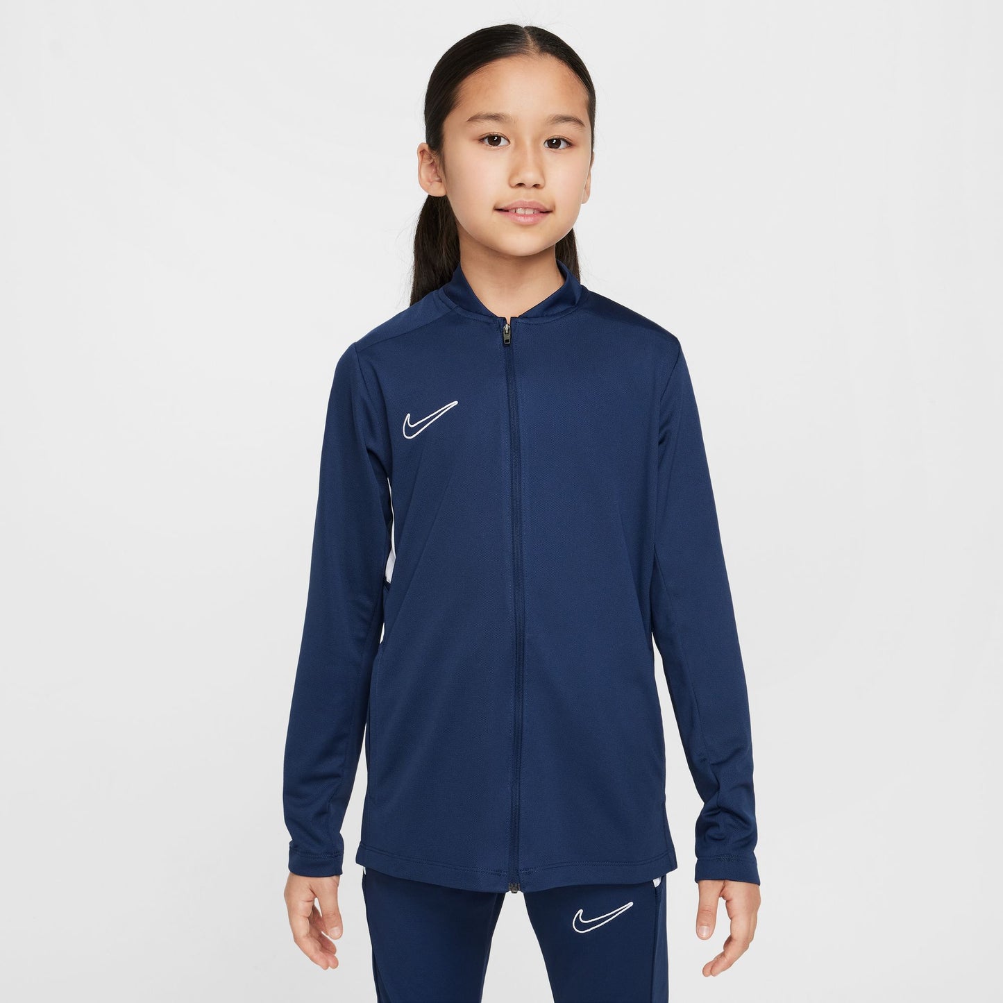 ナイキ NIKE YTH Dri-FIT アカデミー25 トラックスーツ HJ3715-410 Jr キッズ ジュニア 子供用 男の子 女の子 吸汗速乾 トレーニングウェア ミッドナイトネイビー hj3715-410