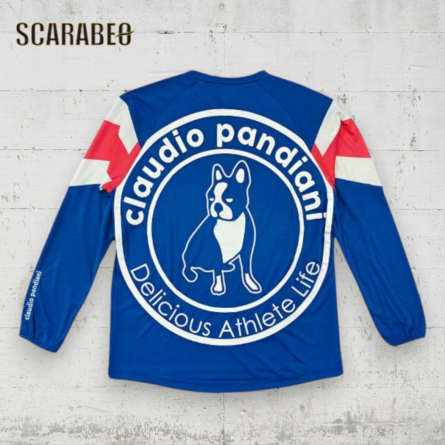 クラウディオパンディアーニ サッカージャンキー RETRO revival ロングスリーブ ワークアウトシャツ CP25D06 メンズ サッカー フットサル トレーニングウェア 長袖 プラクティスシャツ cp25d06