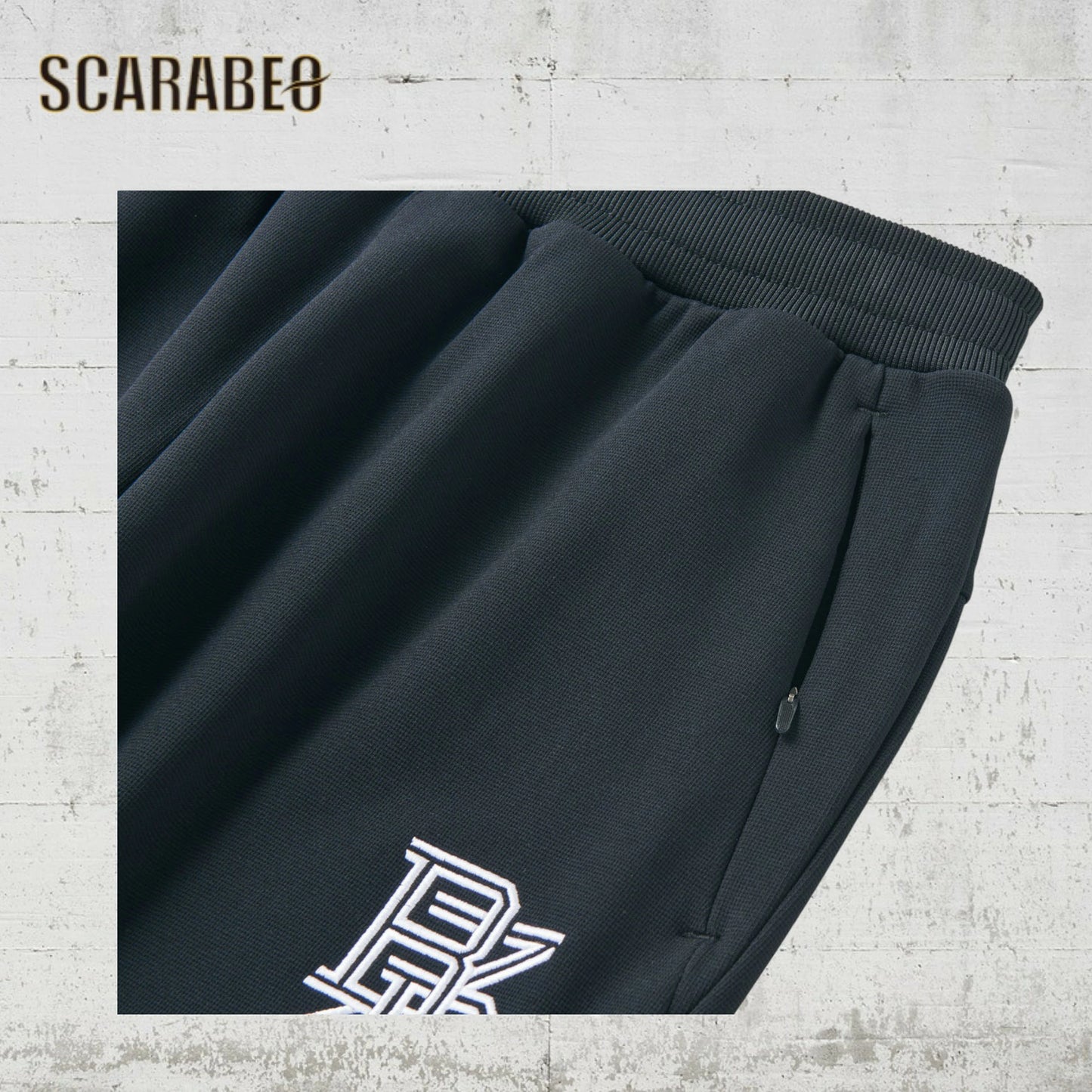 ZETT by BEAMS DESIGN スウェットパンツ メンズ レディース ニット素材 軽量 伸縮性 グレー ブラック ネイビー BOS75004P トレーニング カジュアル スポーツ bos75004p