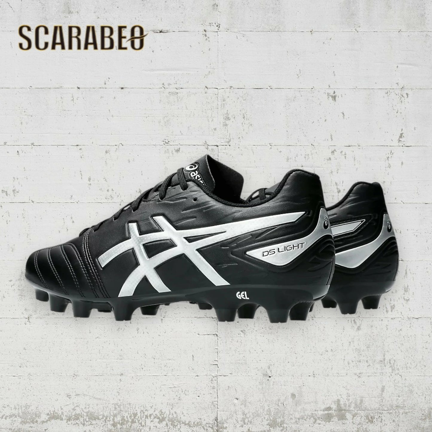 アシックス asics DS LIGHT CLUB WIDE 1103A097-001 サッカー スパイク ワイド 土 天然芝 人工芝 対応 ブラック×ピュアシルバー メンズ 1103a097-001