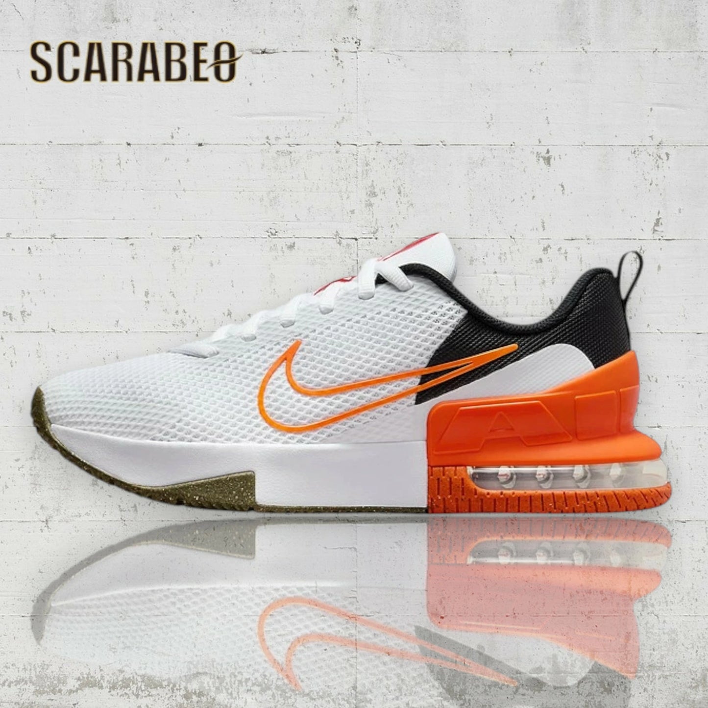 NIKE ナイキ エア マックス アルファ トレーナー 6 メンズ ワークアウトシューズ AIR MAX トレーニング ジム シューズ ホワイト×オレンジ fq1833-109